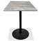 Holland Bar Stool Co 36" x 36" Greystone, Indoor/Outdoor All-Season EnduroTop Table Top OD36SGryStn - alternate 4